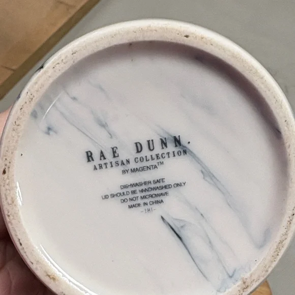 Rae Dunn Artisan Collection marble sugar canister - Picture 2 of 2